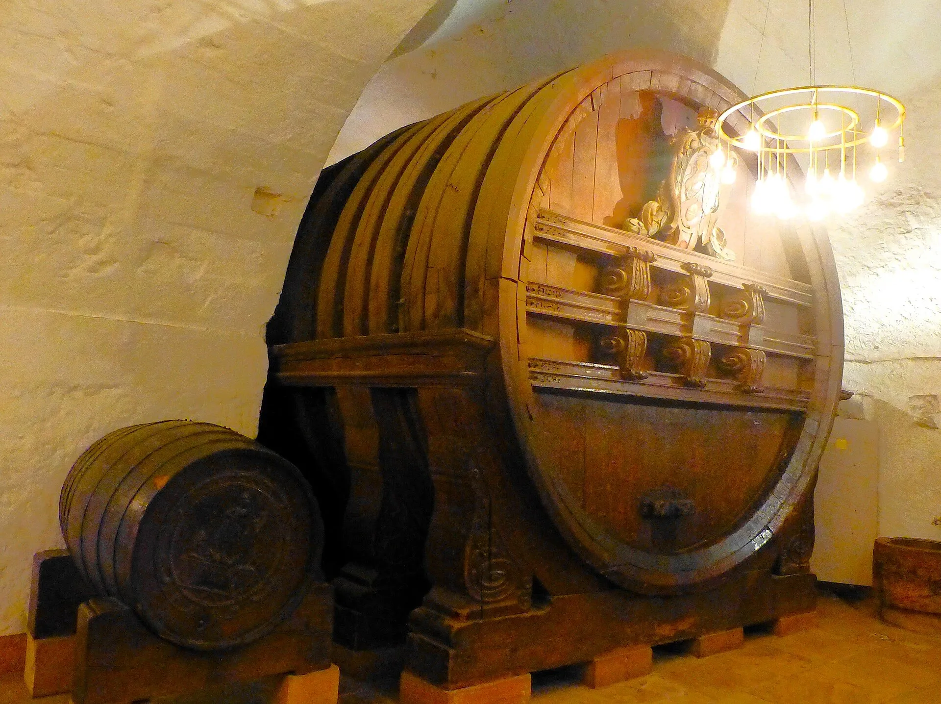 Das Große Fass im Fasskeller des Heidelberger Schlosses